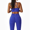 Treva High Waist Blue Leggings