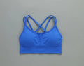 Treva Cross Bra Blue, Adjustable Strap