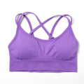 Treva Cross Bra Purple, Adjustable Strap