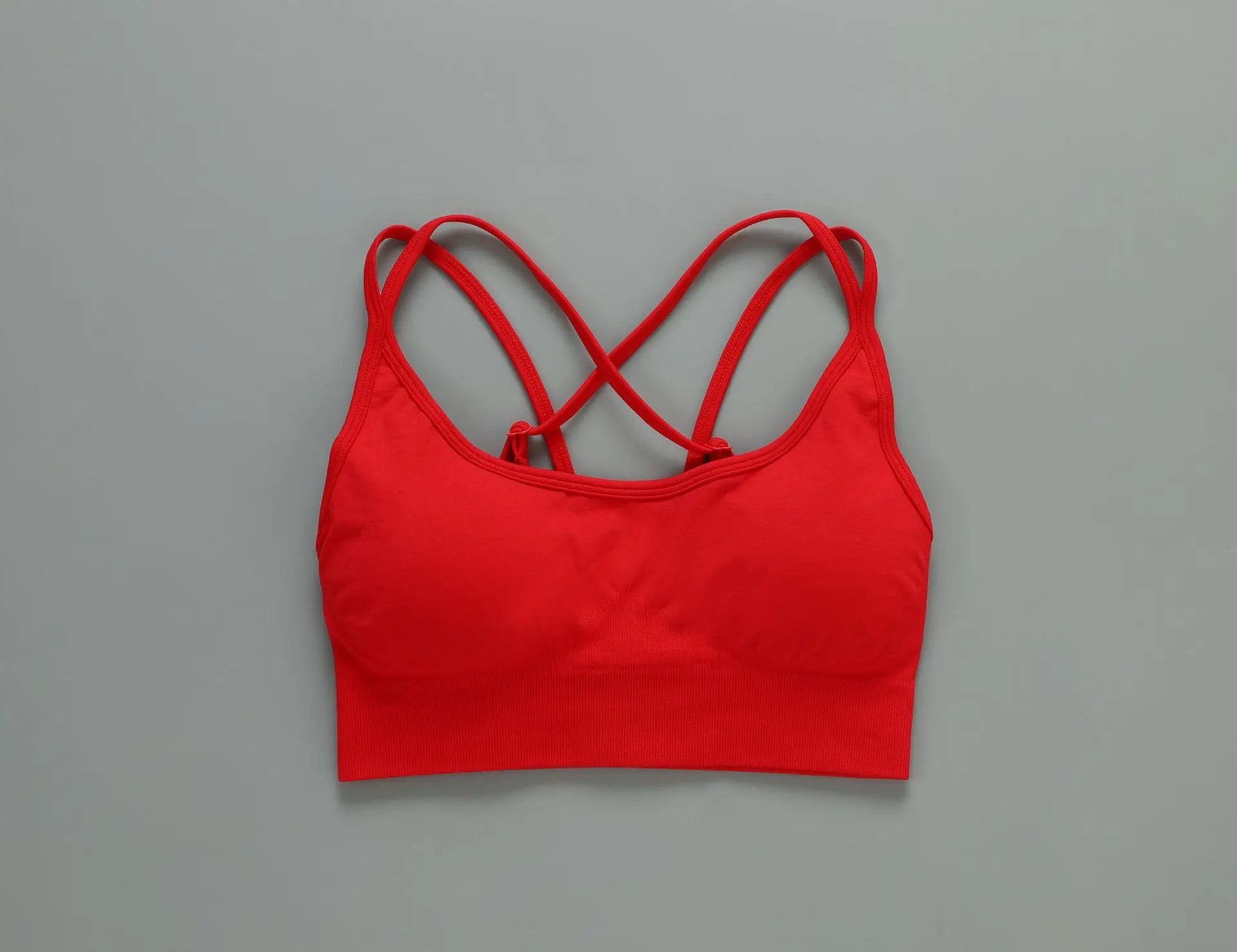 Treva Cross Bra Red, Adjustable Strap