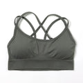 Treva Cross Bra Dark Grey, Adjustable Strap