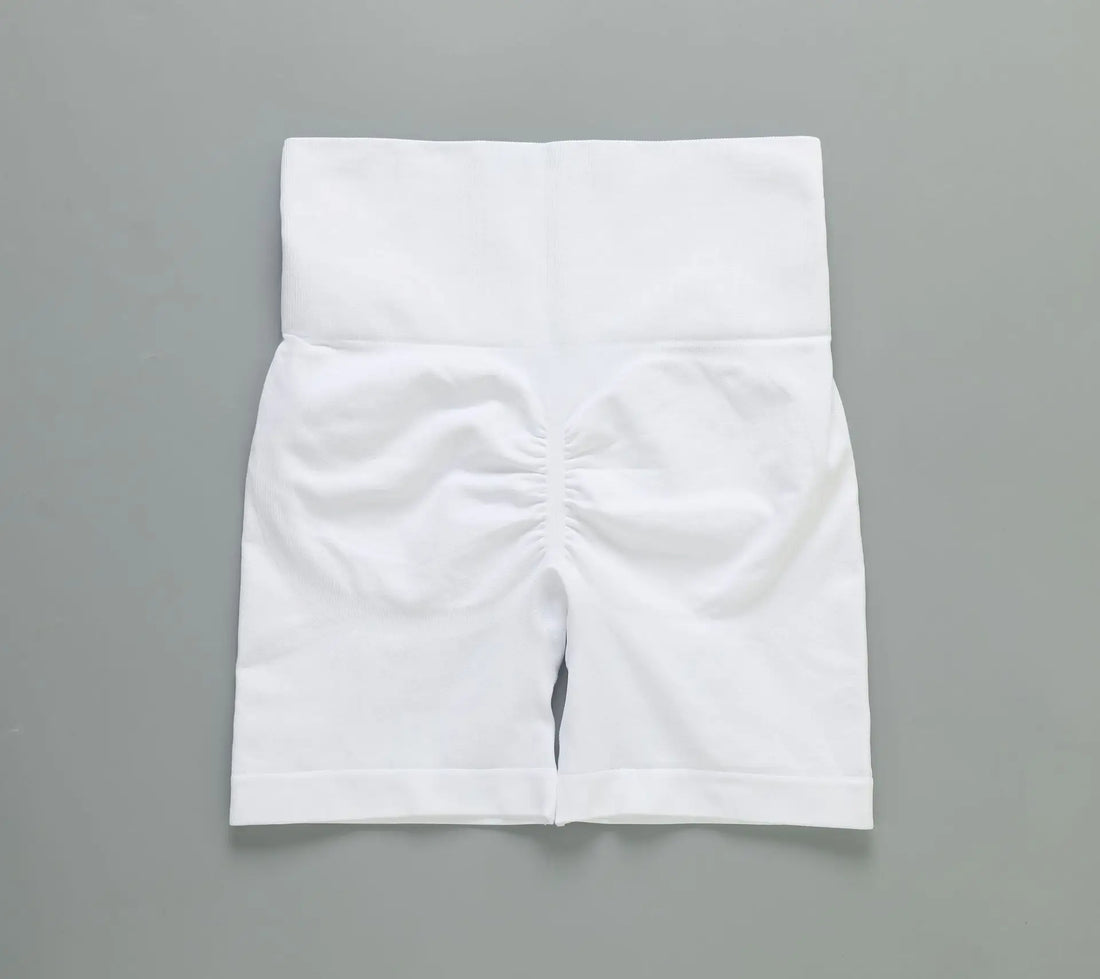 Treva High Rise White Short