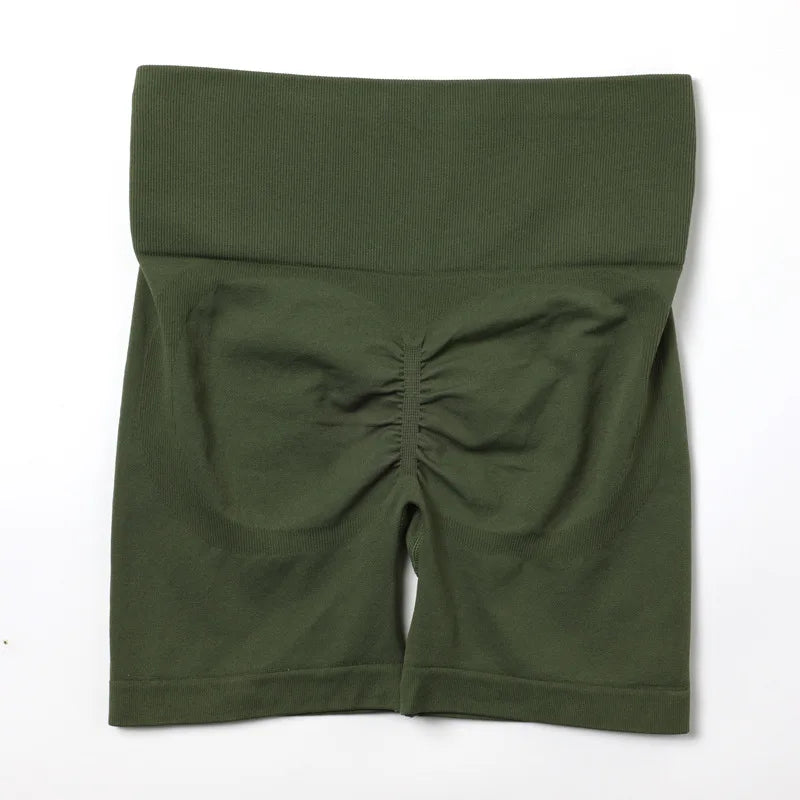 Treva High Rise Dark Green Short